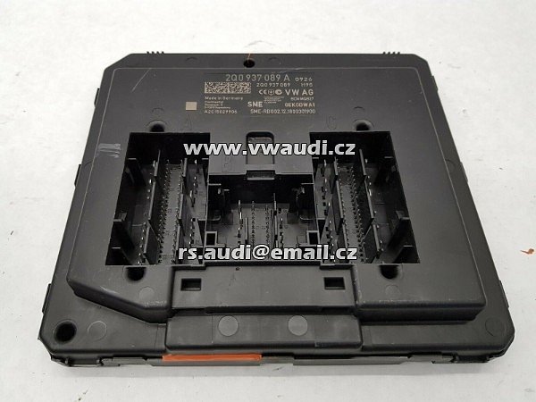 2Q0 937 089 A VW Polo Bcm ECU Integrovaný napájecí zdroj 2Q0937089A