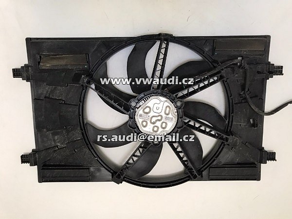 5Q0 121 203 AA  Ventilátor motoru Kryt ventilátoru SEAT LEON (5F1) 1.4 TSI 5Q0