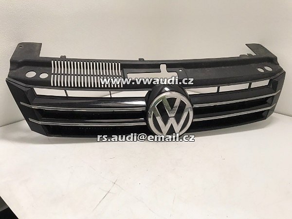 7N0 853 651 F  maska přední grill chrom + znak VW Sharan 2015/05-2022/12 7N1,