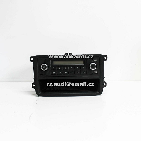 2K0 035 156 Rádio VW Golf 5 V Caddy 3 2k 2K0