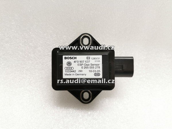 4F0 907 637 4F0 907 637 Řídicí jednotka Audi A6 4F C6 ESP duo modul
