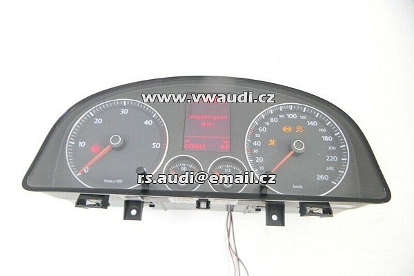 VW Touran Caddy 2K Tacho Tachometer Kombiinstrument  1T0920 873E TDI