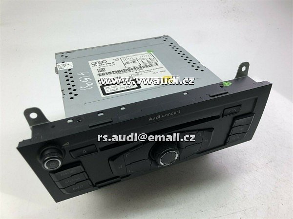 8T1 035 186 P Audi A5 8T A4 8K vestavěné rádio autorádio CD přehrávač 8T1