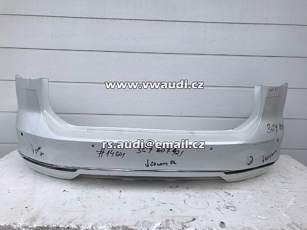 3G9 807 421  VW Passat 3G zadní nárazník 4xPDC 3G9 807421 originál