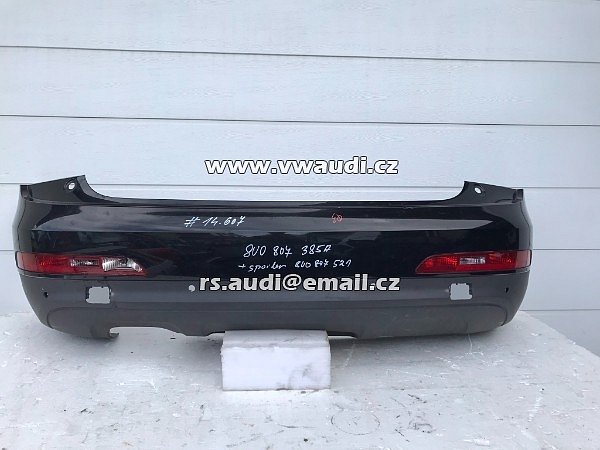 8U0 807 385 A + SPOILER 8U0 807 521 AUDI Q3 8U S-Line zadní nárazník