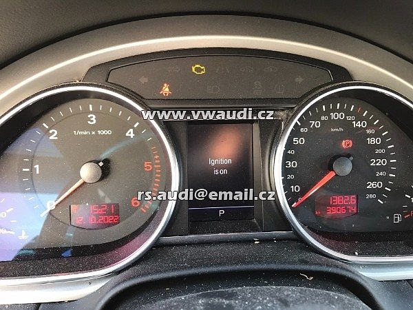 Orig. Audi Q7 4L rychloměr sdružený sdružený přístroj 4L0
