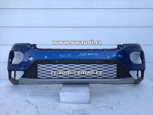 2GA 807 217 J OEM Přední nárazník VW T-ROC 2GA R-Line 2GA807217J LA5W