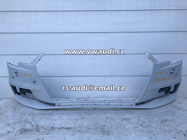 Nárazník přední PDC   Audi A3 8V 8V3 Facelift 2016 -2019 Original 8V3 807 437 AF BÍLÁ