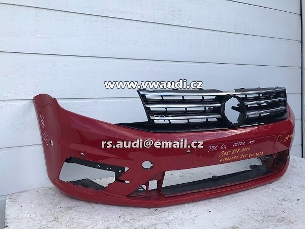 2K5 807 221 K přední nárazník PDC 6x  VW Caddy 2K 2K5 Facelift od 2015 Přední nárazník 