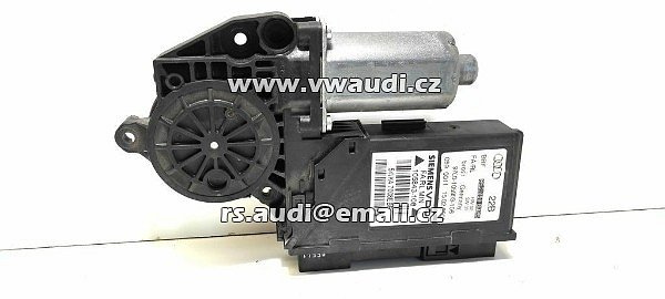 8E2 959 802 B AUDI A4 S4 B6 8E 8H MOTOR REGULÁTORU OKNA PŘEDNÍCH PRAVÝCH DVEŘÍ 