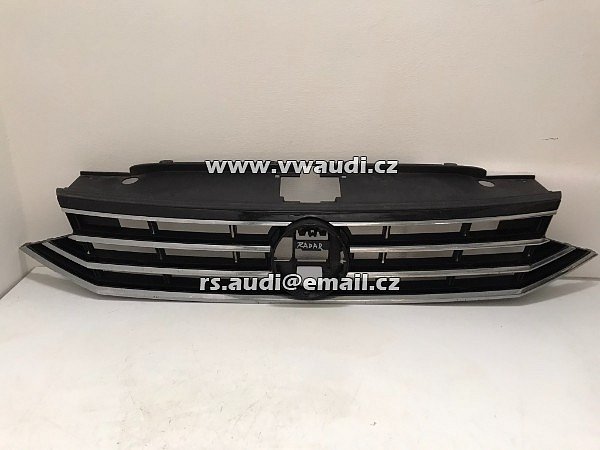 3G0 853 651  3G0853651AN AP AK AM MŘÍŽKA CHLADIČE R-Line + VW Passat 3G B8 Facelift od roku 2019