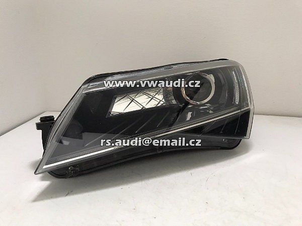 3V1 941 015 A Přední světlomet Škoda 3V1941015A Xenon Levý světlomet Přední světlomet