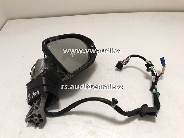 3G1 857 502 CS vnější zrcátko PRAVÉ  Original VW Passat 3G B8 3G1857502CS 9B9 