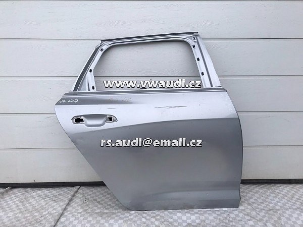 4G9 833 052 Audi A6 S6 4G C7 RS6 Avant Door Boční dveře Zadní pravé stříbrná 