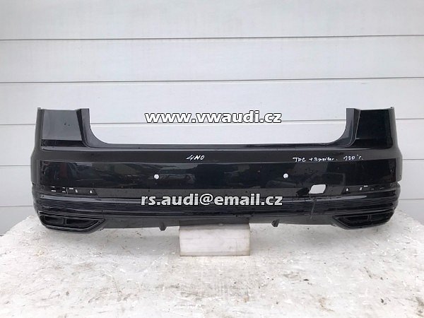 4N0 807 521 J  4N0 807 067B -Audi A8 4N nárazník zadní  Mythosschwarz