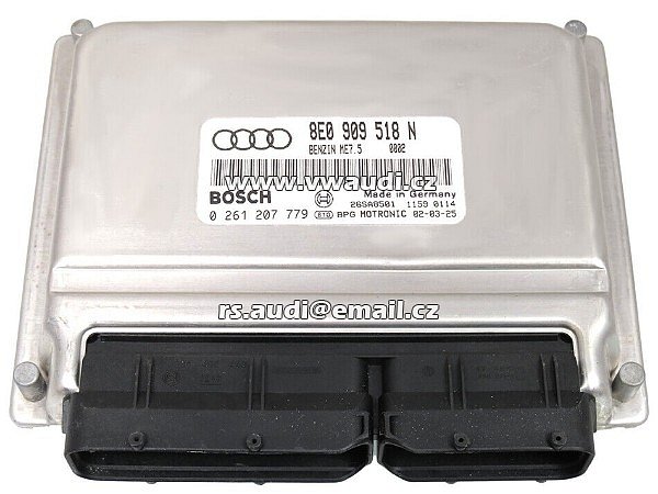 8E0 909 518 N / 8E0959518NX  Motor ECU JEDNOTKA Audi A4 B6 8E 1.8T 2001