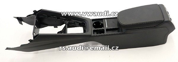 5E3 862 531 A Loketní opěrka středně černá látka   SKODA OCTAVIA IV