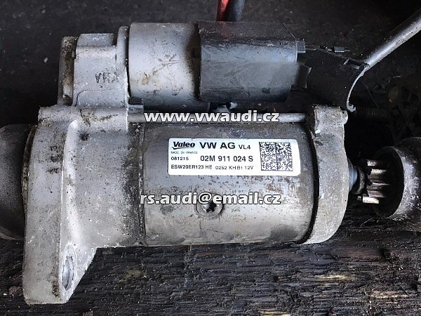 02M 911 024 S  Volkswagen Golf 5G MK7 2013-2020 2.0 TDI DIESEL 2.0KW STARTER MOTOR