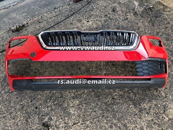 658 807 221 SKODA KAMIQ 658 OD 2019 PŘEDNÍ NÁRAZNÍK ORIGINÁL 658