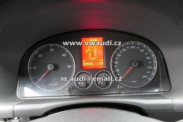 1T0 920 874 D VW Touran Caddy 2K rychloměr rychloměr přístrojová deska 