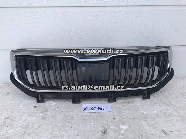 57A 853 343  Škoda KAROQ 7/2017   Maska přední Grill mřížka nárazníku