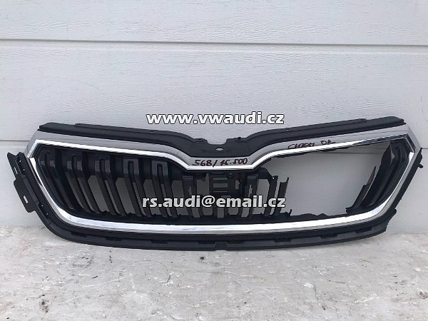 568 853 653 Škoda Kamiaq   Chrom rámeček pro masku 