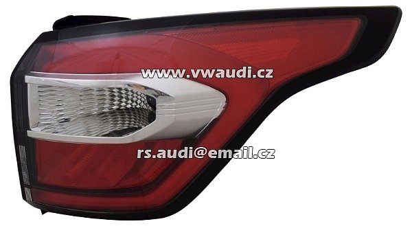 GV41 13404 AF Pravé zadní světlo pro Ford Kuga 2 DM2 2016- Červené zadní světlo LED