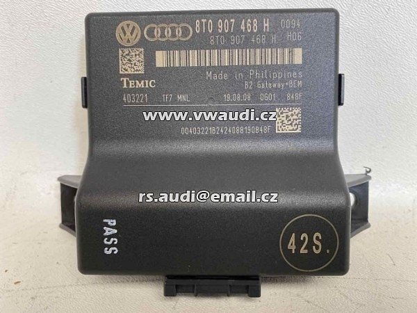 8T0 907 468 H  Audi Q5 8R jednotka diagnostického rozhraní Gateway ECU