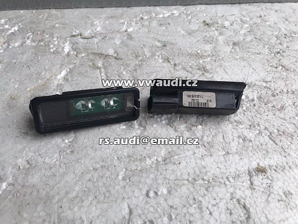 1K8 943 021 C LED osvětlení SPZ pro VW New Beetle Eos Golf 4 5 6 7 Polo Passat B7 B8