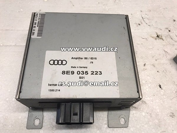 8E9 035 223  Audi A4 8E B6 B7 8E9035223  Zesilovač 