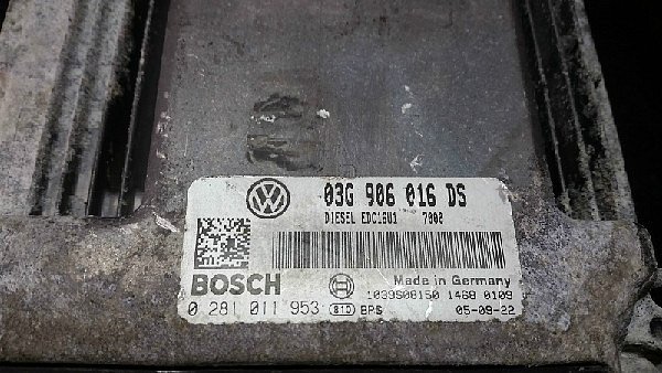 Řídící jednotka motoru ECU VW Audi Škoda 2,0 TDI 