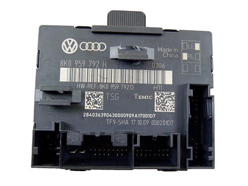 Řídicí jednotka dveří Temic 8K0959792D Přední pravá Audi A4 B8 Avant (8K5)
