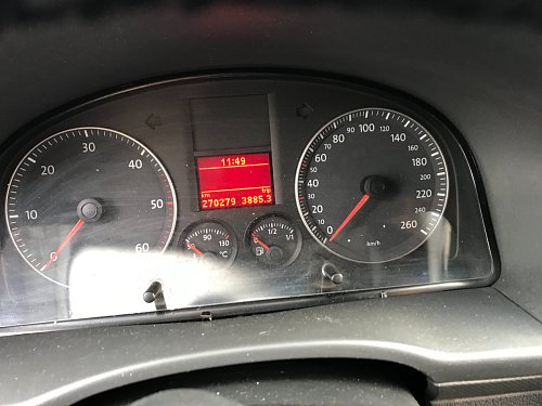 Přístroj sdruž. na palub.desce VW CADDY 2K 2006 07
