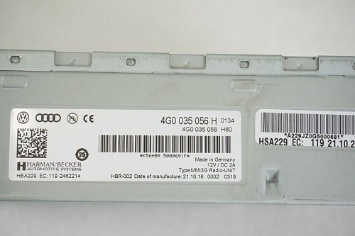 Audi CD rádiová jednotka AUDI HARMAN BECKER