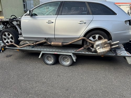 výfuk Audi A4 2,0 TDI CAG CAGA 2.0 TDI 105KW 143PS 2008  8K0 253 409 AA . 8K0 253 609 G