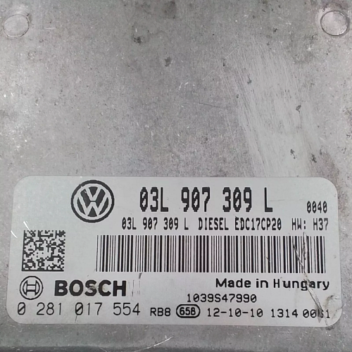 Řídící jednotka motoru  T6 T6,1 Mulivan Transporter    BOSCH 0 281 017 554 . 0281017554   DIESEL EDC 17CP20
