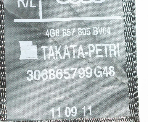 AUDI A7 Sportback 4GA, 4GF Bezpečnostní pás vzadu pravý 4G8857805BV04 A6 4G