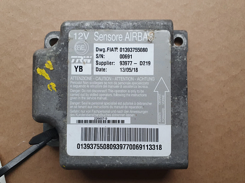 Fiat Ducato 250/290   1393755080 ŘÍDÍCÍ JEDNOTKA AIR-BAGU